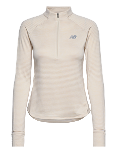 New Balance Athletics Heat Grid 1/2 Zip - Overdeler - LINEN HEATHER / beige