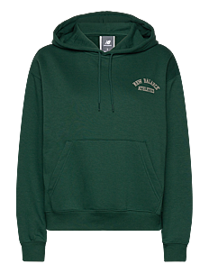 New Balance Graphic Fleece Hoodie - Overdeler - NIGHTWATCH GREEN / green