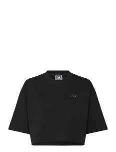 New Balance Logo Relaxed Jersey T-Shirt - Overdeler - BLACK / black