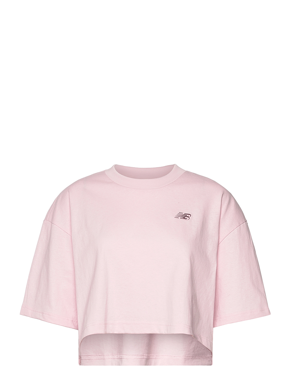 New Balance - Logo Relaxed Jersey T-Shirt - t-skjorter - rose sugar - 0