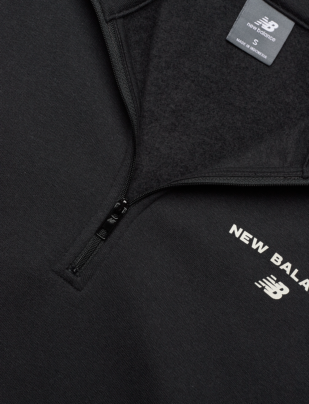 New Balance - Reimagined Fleece Half Zip - fleece og mellomlag - black - 2