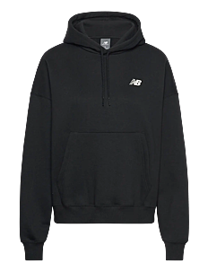 New Balance Reimagined Fleece Hoodie - Overdeler - BLACK / black