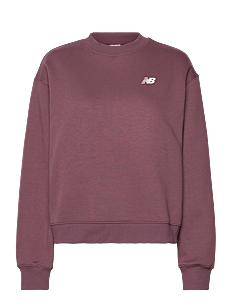 New Balance Athletics Club Crew - Overdeler - FADED PLUM / burgundy