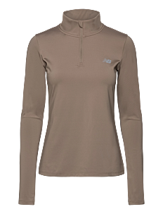 New Balance Script Quarter Zip - Overdeler - DOCKSIDE / brown