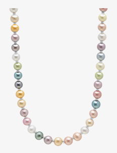 Nialaya Pastel Pearl Necklace with Silver - Smykker - MULTI / multi