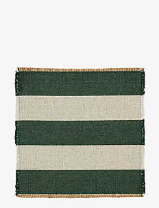 Noble House PLACE MAT JUTE STRIPE 2-P - Juletekstiler - GREEN / green