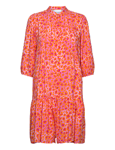 Noella Imogene sh. Dress - Korte kjoler - ORANGE MIX / coral