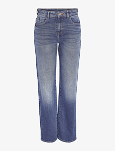 NOISY MAY NMYOLANDA NW WIDE JEANS AZ308MB FWD NOOS - Vide jeans - MEDIUM BLUE DENIM / blue