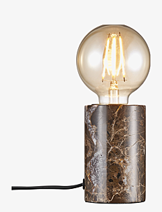 Nordlux Siv Marble | Bordlampe | - Lamper - BROWN / black