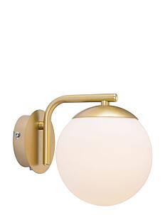 Nordlux Grant / Wall - Lamper - BRASS/OPAL / gold