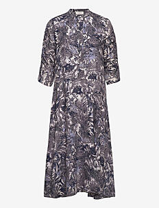 NORR Alice dress - Kjoler - GREY PRINT / grey