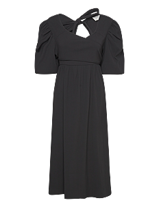 NORR Lamara dress - Kjoler - BLACK / black