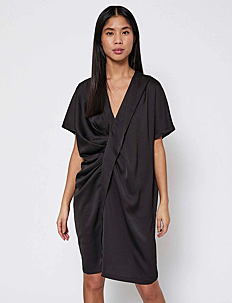 NORR Ella dress - Kjoler - BLACK / black