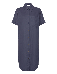 NORR Esma shirt dress - Kjoler - BLUE / blue