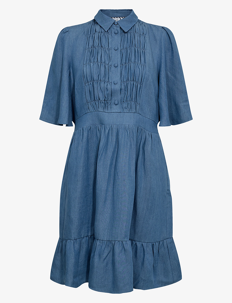 Nümph NUMIO DRESS - Kjoler - LIGHT BLUE DENIM / blue