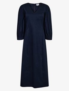 Nümph NUDINE DRESS - Kjoler - DRESS BLUES / black