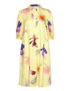 Nümph NURITA SPRING DRESS - Kjoler - YELLOW IRIS / yellow