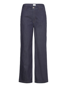 Nümph NUAMBER PANTS DARK BLUE - Vide jeans - DARK BLUE DENIM / blue