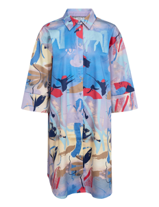 Nümph NUGLORIA SHIRT DRESS - Kjoler - REGATTA / blue