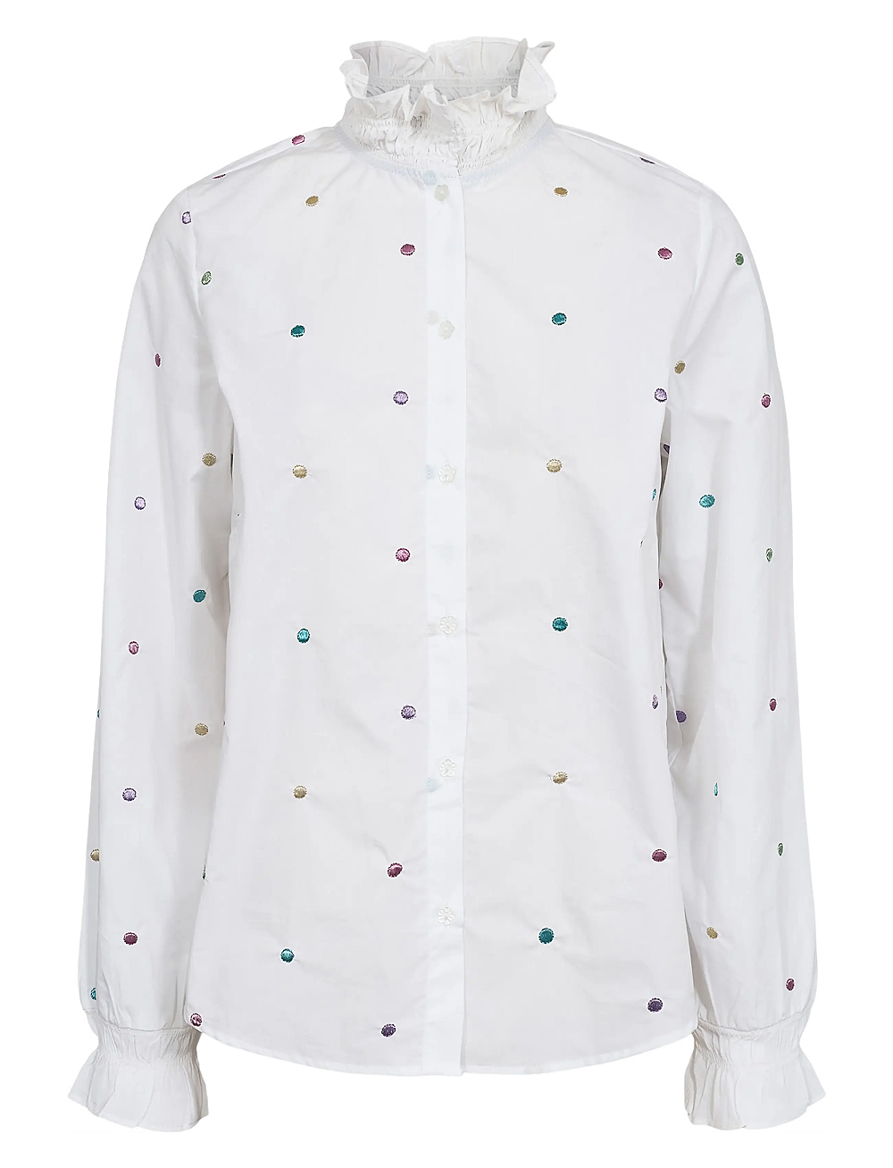 Nümph - NUJUNE SHIRT - langermede skjorter - bright white - 0