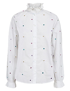 Nümph NUJUNE SHIRT - Kolleksjoner - BRIGHT WHITE / white