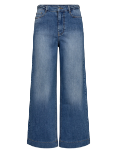 Nümph NUPARIS CROPPED JEANS - Vide jeans - LIGHT DENIM BLUE 2 / blue