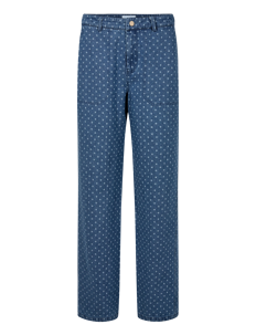 Nümph NUHADDIE PANTS - Straight jeans - MEDIUM BLUE DENIM / blue