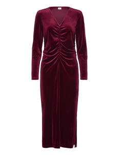 Nümph NUVELLA LONG DRESS - Kjoler - ZINFANDEL / burgundy