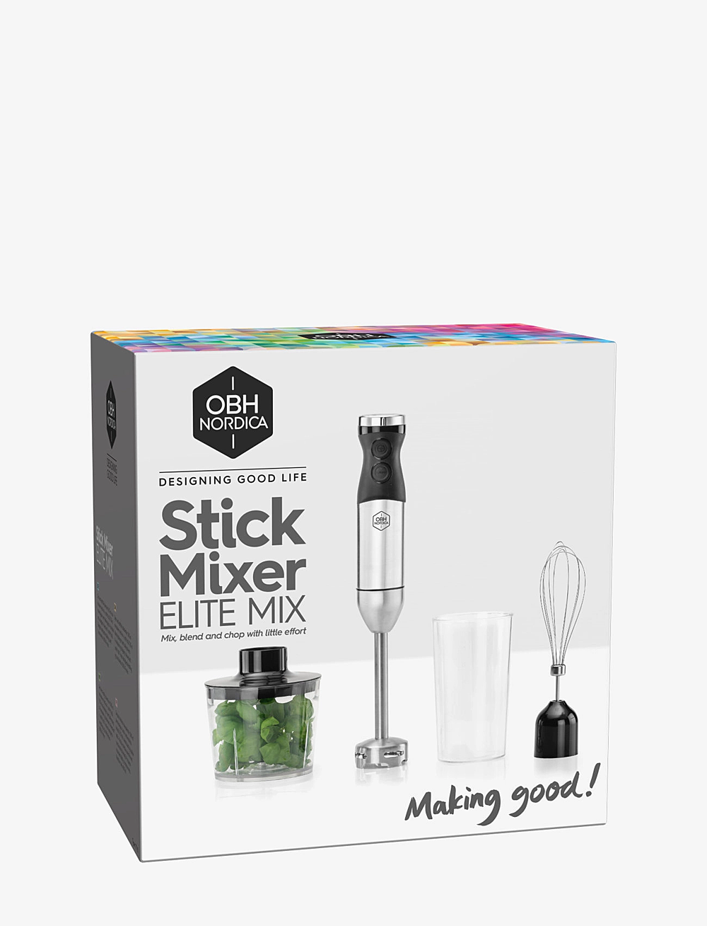 OBH Nordica - Elite Mix Stick Mixer - shop etter pris - black - 1