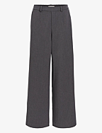 OBJLISA WIDE PANT NOOS - MEDIUM GREY MELANGE