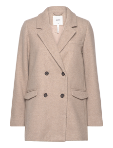 Object OBJBLAZA LE JACKET NOOS - Kåper - HUMUS / beige