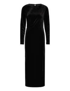 Object OBJBIANCA L/S LONG DRESS 130 - Selskapskjoler - BLACK / black