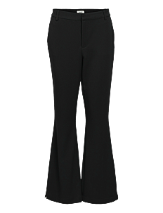 Object OBJLISA MW FLARED PANTS NOOS - Bukser - BLACK / black