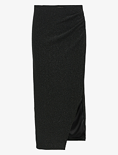 Object OBJFILIPA SLM HW LONG SKIRT 135 - Skjørt - BLACK / black