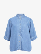 OBJFRAME 2/4 RE DENIM TOP NOOS - LIGHT BLUE DENIM