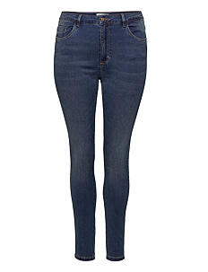 ONLY Carmakoma CARAUGUSTA HW SK DNM JEANS  BJ13964 NOOS - Skinny Jeans - MEDIUM BLUE DENIM / blue