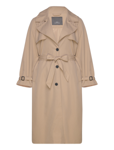 ONLY Carmakoma CARCHLOE LIFE TRENCHCOAT SINGLE B.OTW - Kåper - TANNIN / beige