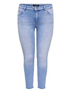 ONLY Carmakoma CARWILLY REG SK ANK RW REA4348 NOOS - Skinny Jeans - LIGHT BLUE DENIM / blue