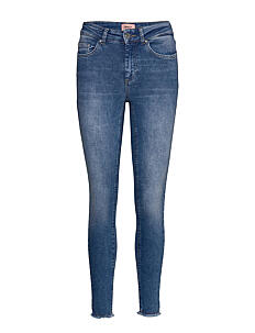 ONLY ONLBLUSH MIDSK ANK RW REA12187 NOOS - Skinny Jeans - MEDIUM BLUE DENIM / blue