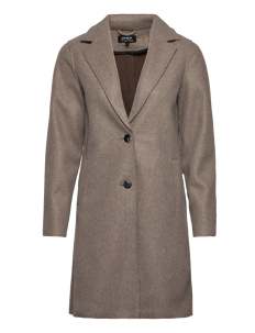 ONLY ONLCARRIE BONDED COAT OTW - Kåper - CARIBOU / beige