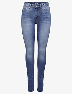 ONLY ONLBLUSH MID SKINNY REA12187 NOOS - Skinny Jeans - MEDIUM BLUE DENIM / blue