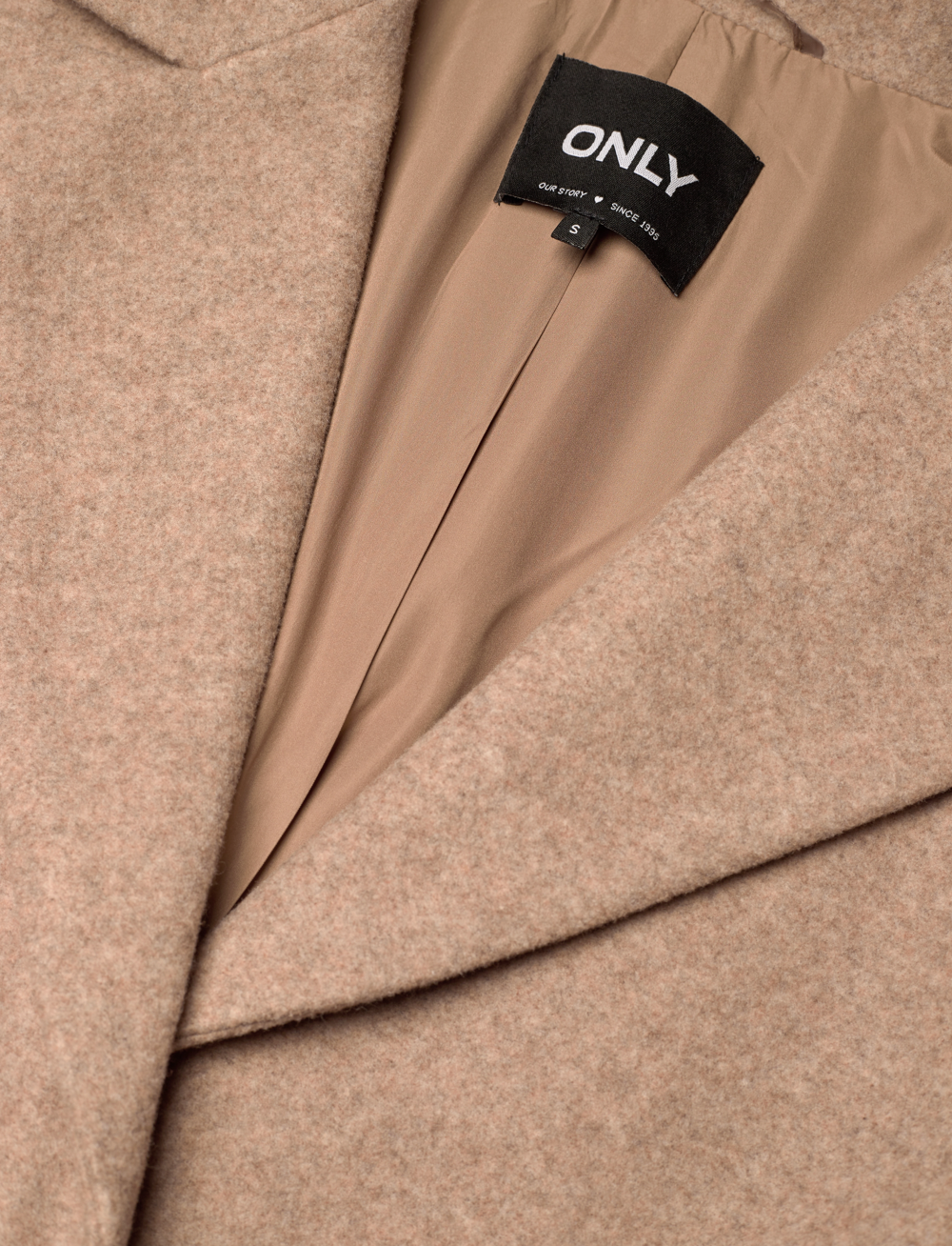 ONLY - ONLCLARA LIFE LONG COAT CS OTW - kåper - mocha meringue - 2