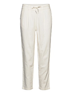 ONLY ONLCARO-POPTRASH EASY LINEN BL CC PNT - Rette bukser - CLOUD DANCER / white