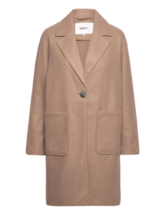 ONLY ONLNEWVICTORIA LIFE  COAT OTW NOOS - Kåper - SIMPLY TAUPE / beige