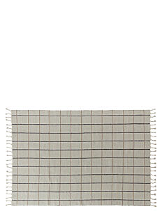 OYOY Living Design Grid Rug - Tekstiler - OFFWHITE / ANTHRACITE / grey