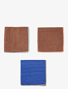 OYOY Living Design Mundus Microfiber Dish Cloth - Pack of 3 - Rengjøring - BROWN/CLAY / multi