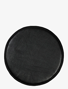 OYOY Living Design Woody Leather Seat Cushion - Utendørs - BLACK / black