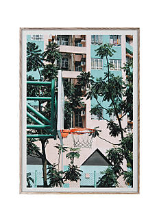 Paper Collective Cities of Basketball 01 - Hong Kong 30x40 - Plakater - MULTI / multi