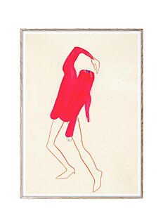 Paper Collective The Pink Pose - 30x40 cm - Plakater - MULTI / multi