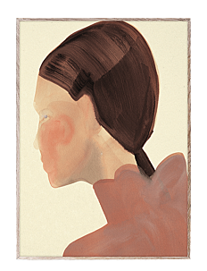 Paper Collective The Ponytail - Plakater - BROWN, PINK, ROSA, BEIGE / multi